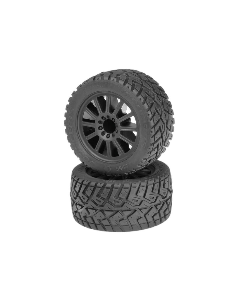 jconcepts JCO30563040	 G-LocsTire, Yellow Mnt 2.8 Blk Wheel:EST, ERU (2)