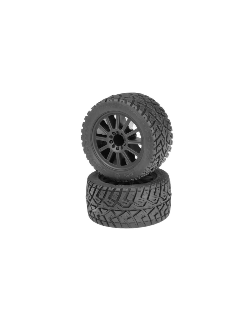 jconcepts JCO30563040	 G-LocsTire, Yellow Mnt 2.8 Blk Wheel:EST, ERU (2)