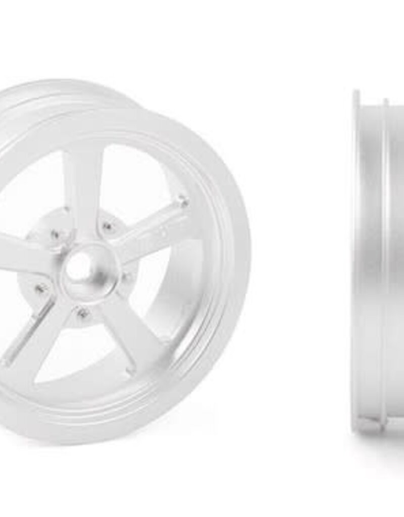 RC4ZW0023	 RC4WD Mickey Thompson 2.2" Drag Race Front Wheels Z-W0023 SILVER 5 Spoke