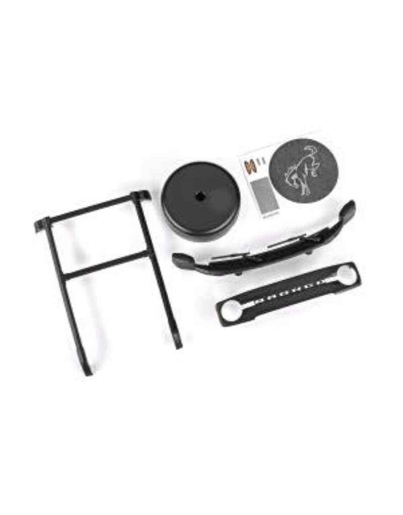 Traxxas 9715 ROOF RACK/TIRE CVR 9711 BODY