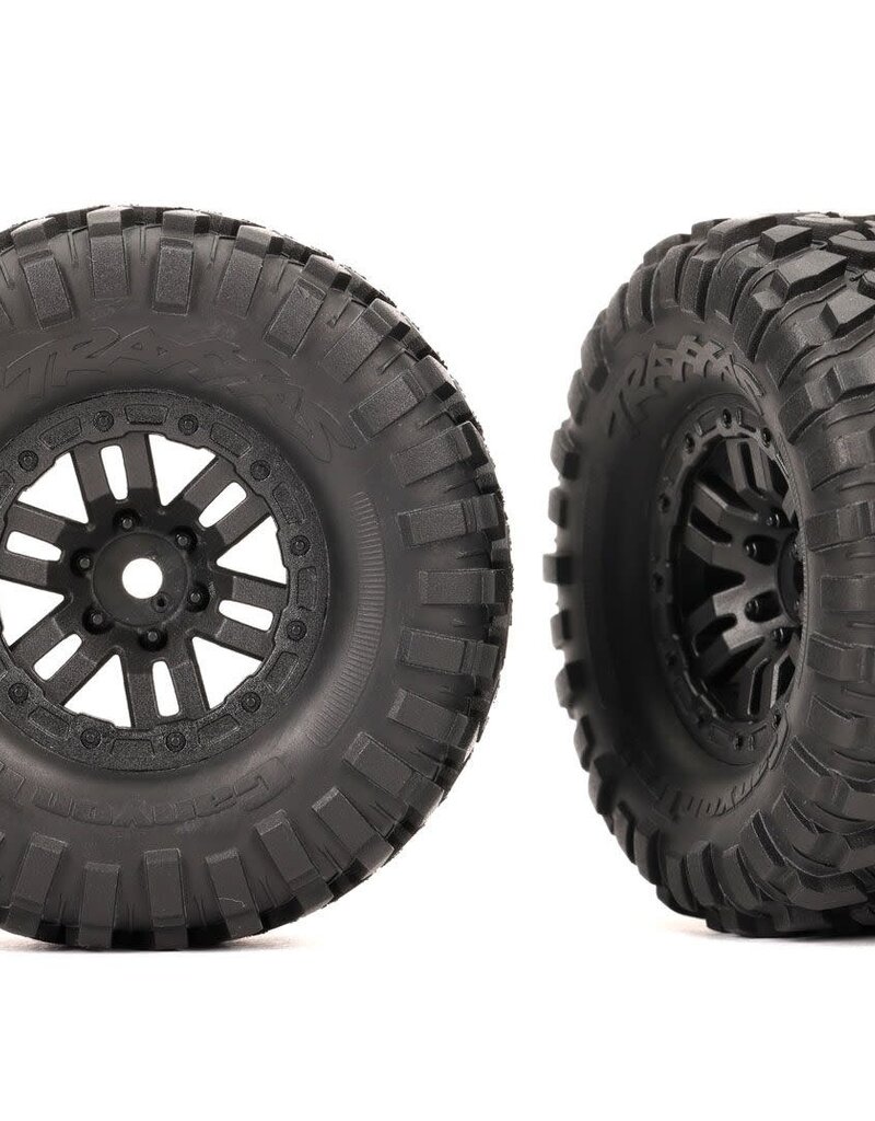 Traxxas 9773 T&W BLK WHL 2.2 CNYN TRL TIRE