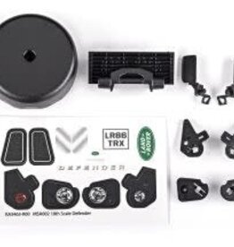 Traxxas PART#: 9720 GRILLE/SIDE MIRRORS/LIGHT RET