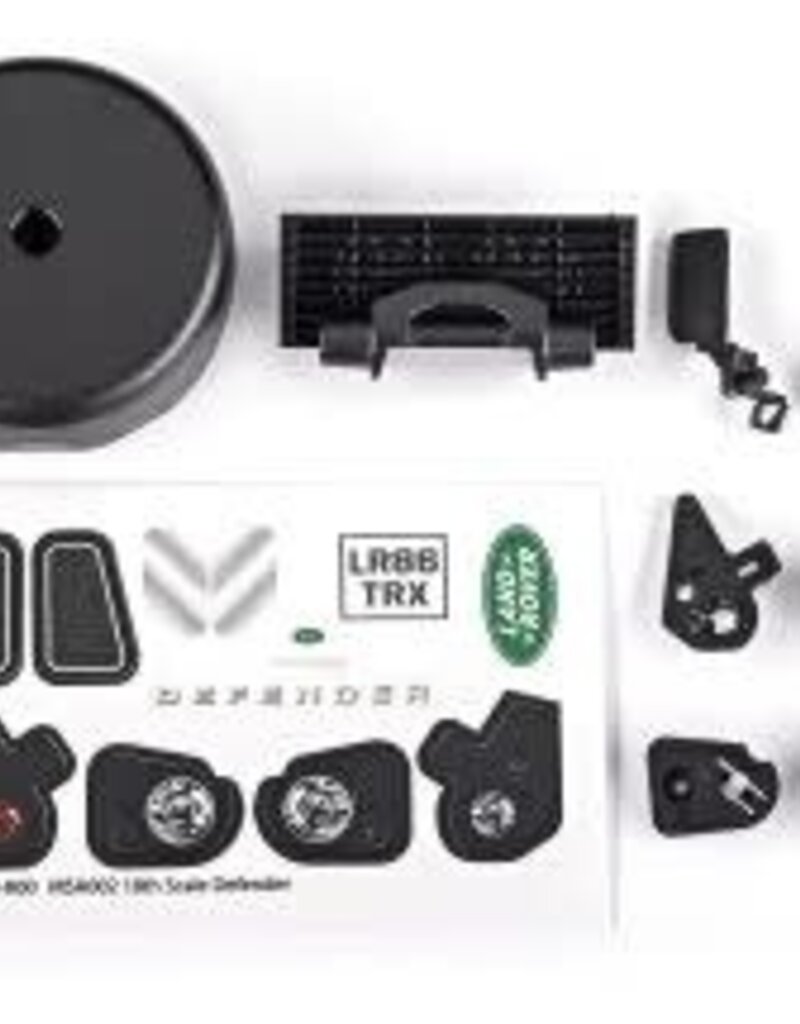 Traxxas PART#: 9720 GRILLE/SIDE MIRRORS/LIGHT RET