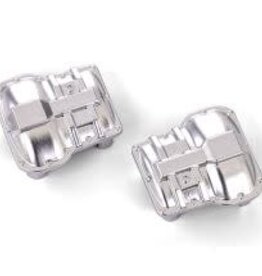 Traxxas PART#: 9738-SATIN AXLE COVER SATIN CHROME (2)