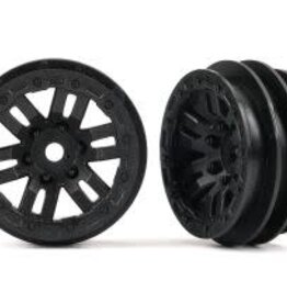Traxxas PART#: 9768 WHEELS BLACK 1.0 (2)