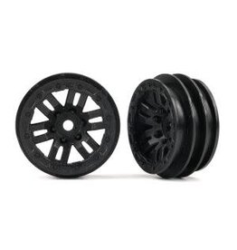 Traxxas PART#: 9768 WHEELS BLACK 1.0 (2)