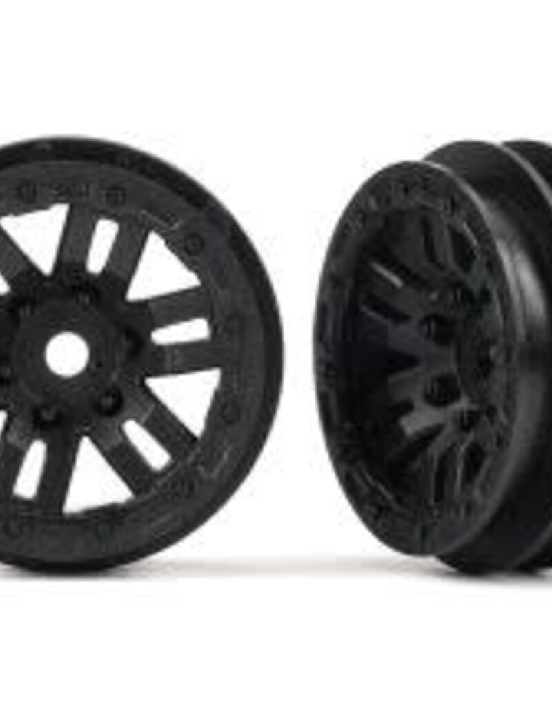 Traxxas PART#: 9768 WHEELS BLACK 1.0 (2)