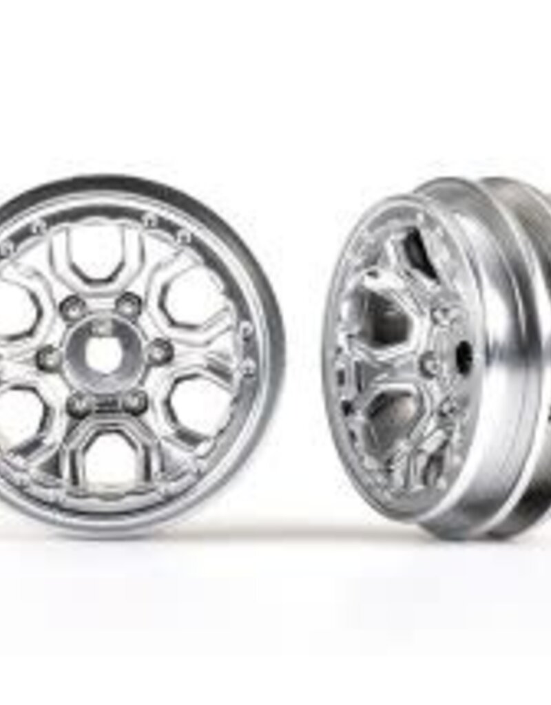 Traxxas PART#: 9770-SATIN WHEELS SATIN CHRM 1.0 (2)