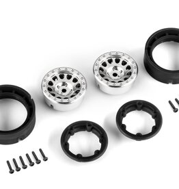 Traxxas PART#: 9781-SATIN WHL MTHD 105 SATIN CHRM 1.0"