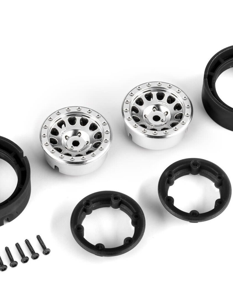 Traxxas PART#: 9781-SATIN WHL MTHD 105 SATIN CHRM 1.0"