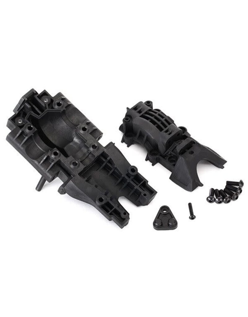 Traxxas 8629 Bulkhead, rear (upper and lower)/ 4x12mm BCS (6) (requires #8622 chassis)