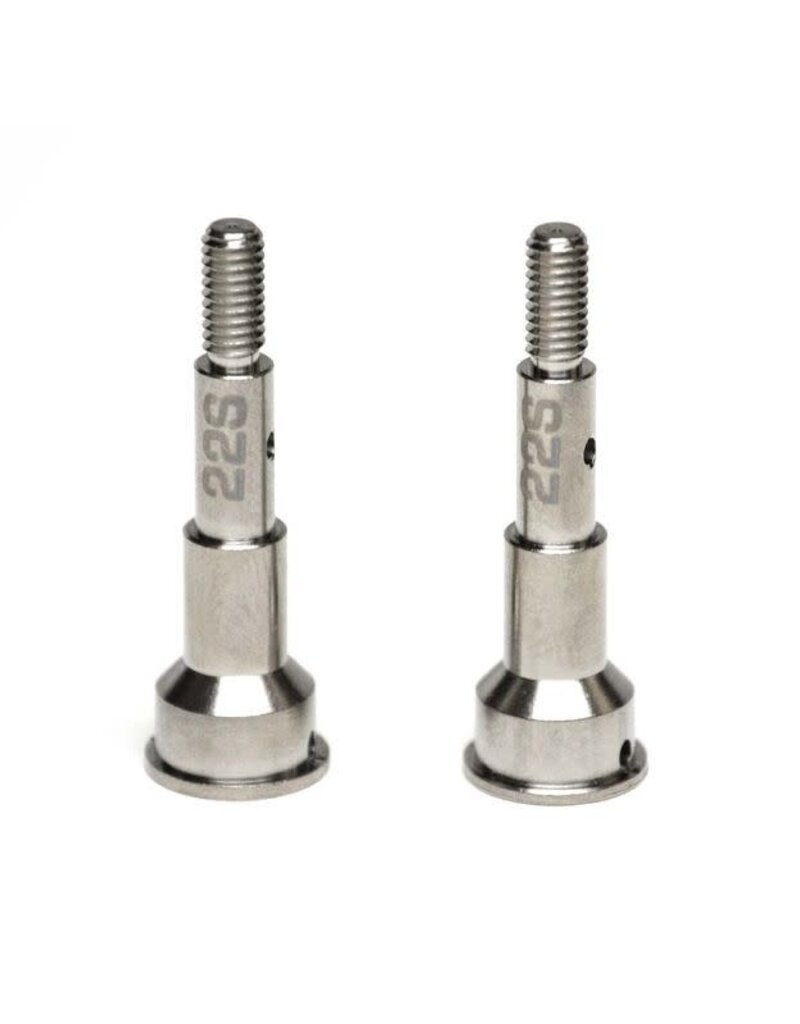 ETK2032	 22S Titanium Rear Cva Axles,1 Pair Lightweight