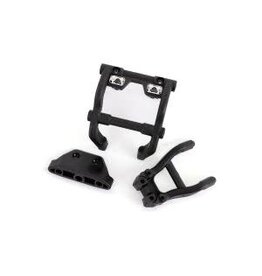 Traxxas 6777x WHEELIE BAR MOUNT/SKIDPLTE BLK