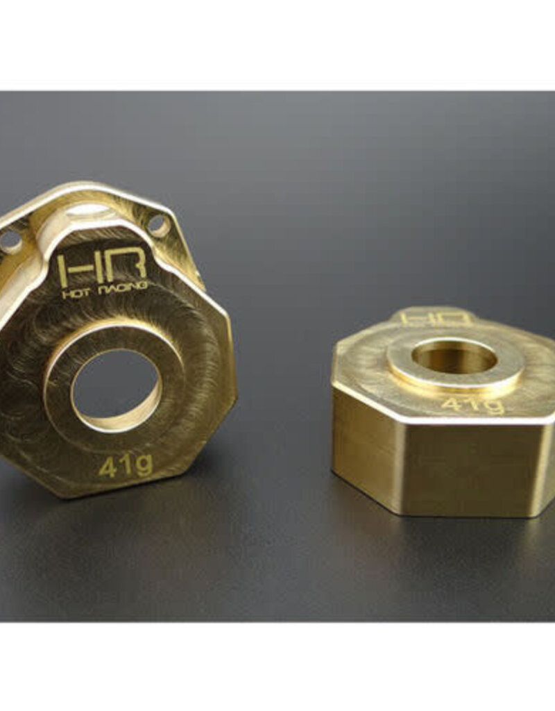Hot Racing HRATRXF21HC	 Brass Heavy Metal Knuckle Portal Cover TRX4