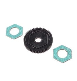 losi LOS212016 Spur Gear w/ Slipper Pads, 60T, 0.5M: Mini-T 2.0