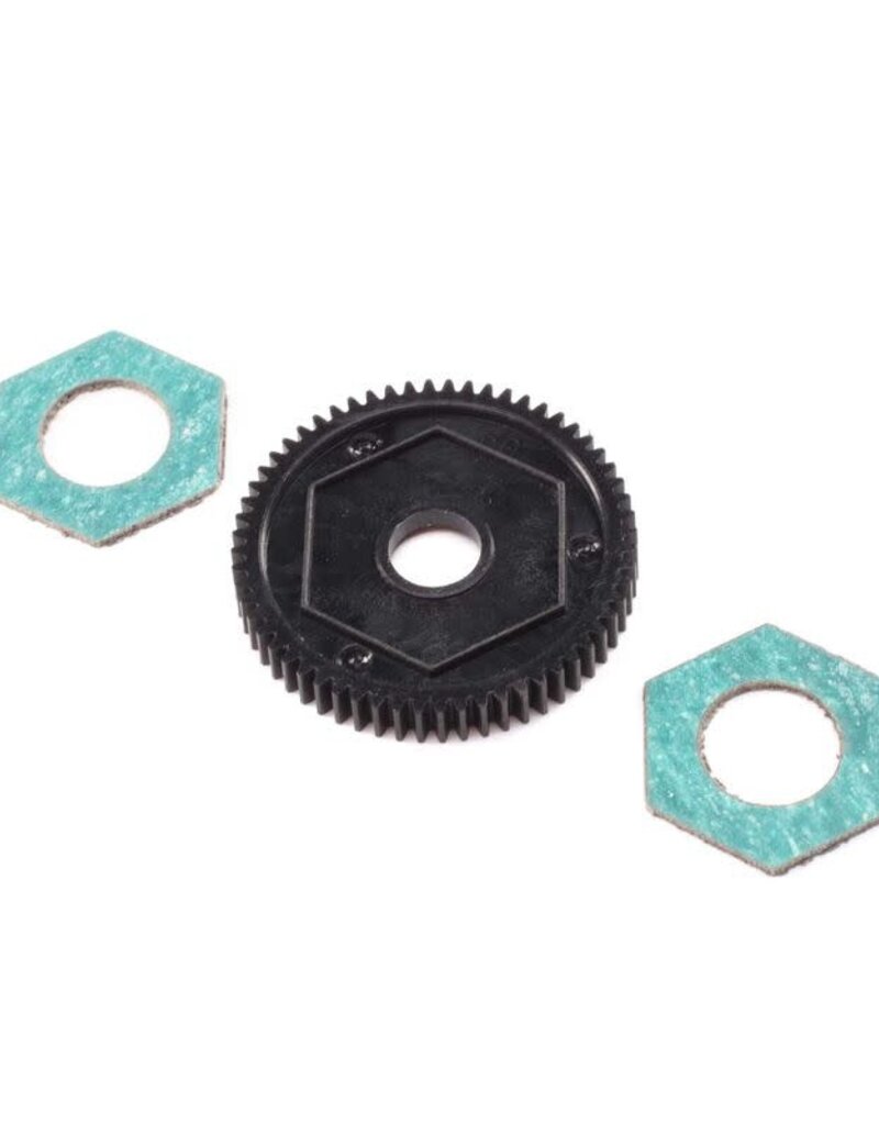 losi LOS212016 Spur Gear w/ Slipper Pads, 60T, 0.5M: Mini-T 2.0