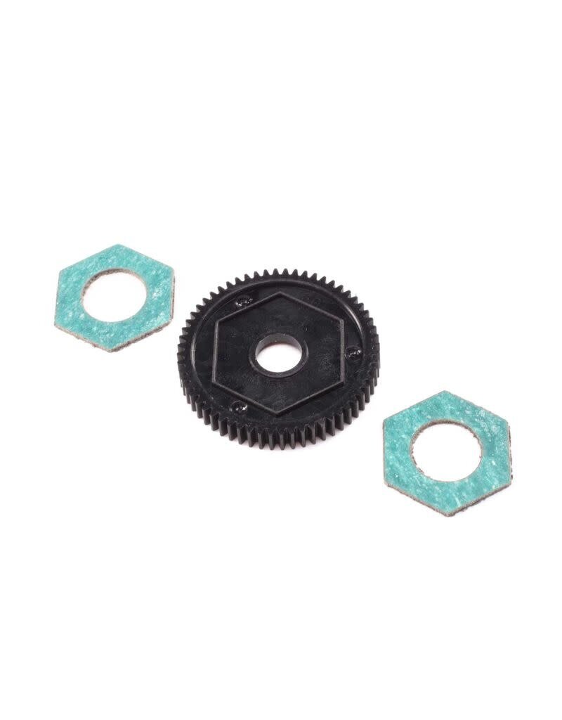 losi LOS212016 Spur Gear w/ Slipper Pads, 60T, 0.5M: Mini-T 2.0