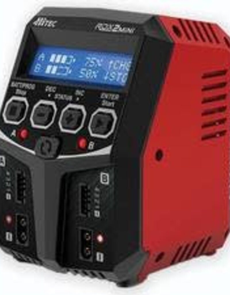 Hitec HRC44299	RDX2 Mini 100 Watt Dual Port AC Balance Charger