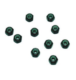 Racers Edge RCE3152BK	Racers Edge Nylon Lock Nut M2 (10pcs) Black