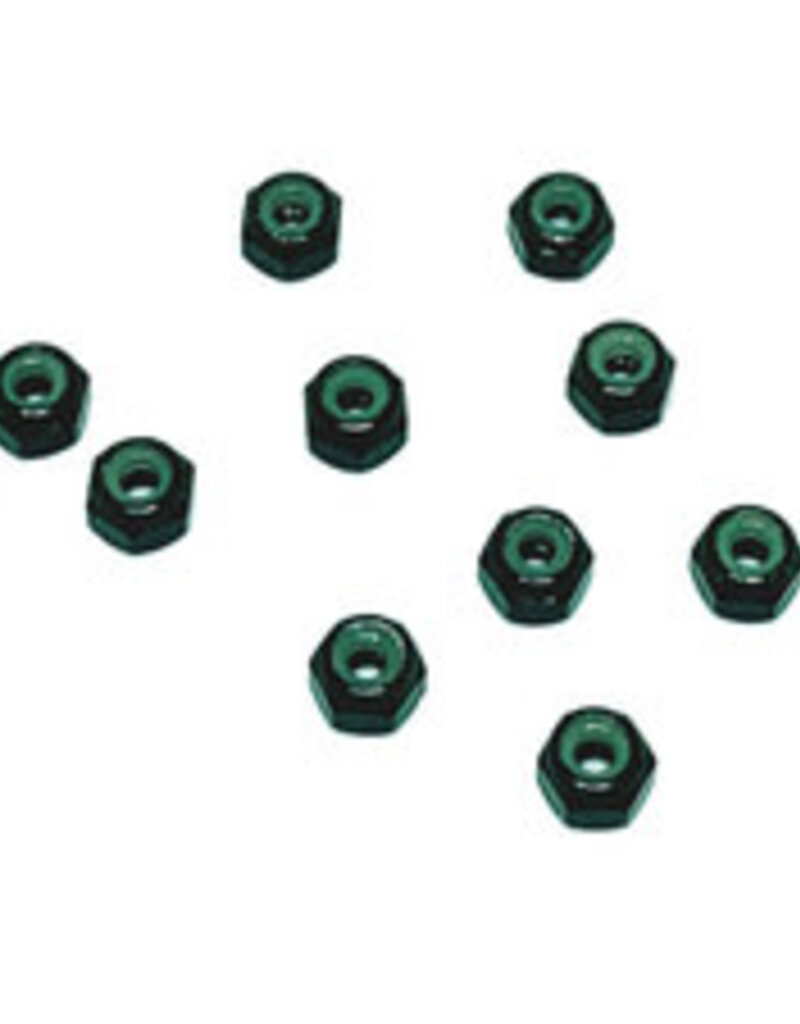 Racers Edge RCE3152BK	Racers Edge Nylon Lock Nut M2 (10pcs) Black