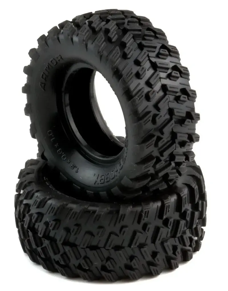 Power Hobby PHT3203 Powerhobby Armor 1.0” Micro Crawler Tires 1/24 Axial SCX24 C10 Jeep Betty