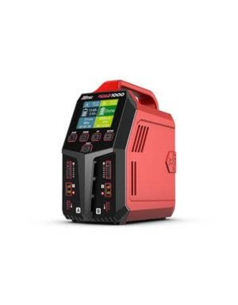 Hitec HRC44401	Hitec RDX2 1000 AC/DC Dual Port Charger / Discharger / Power Supply