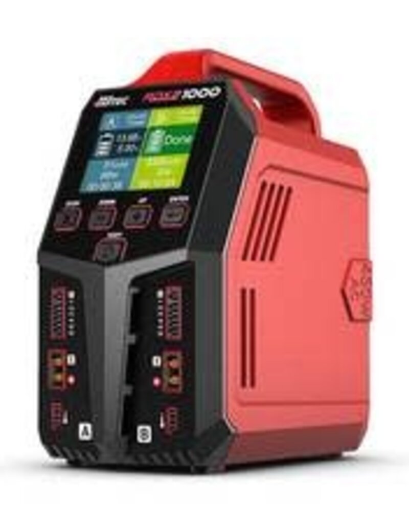 Hitec HRC44401	Hitec RDX2 1000 AC/DC Dual Port Charger / Discharger / Power Supply