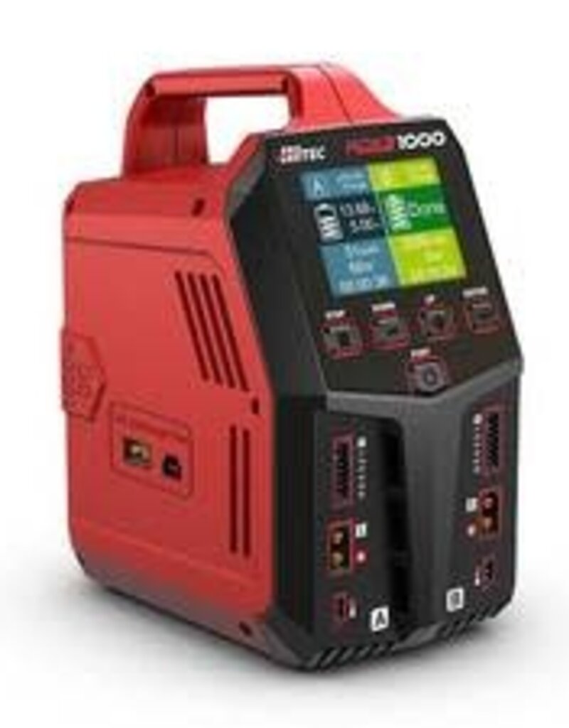 Hitec HRC44401	Hitec RDX2 1000 AC/DC Dual Port Charger / Discharger / Power Supply
