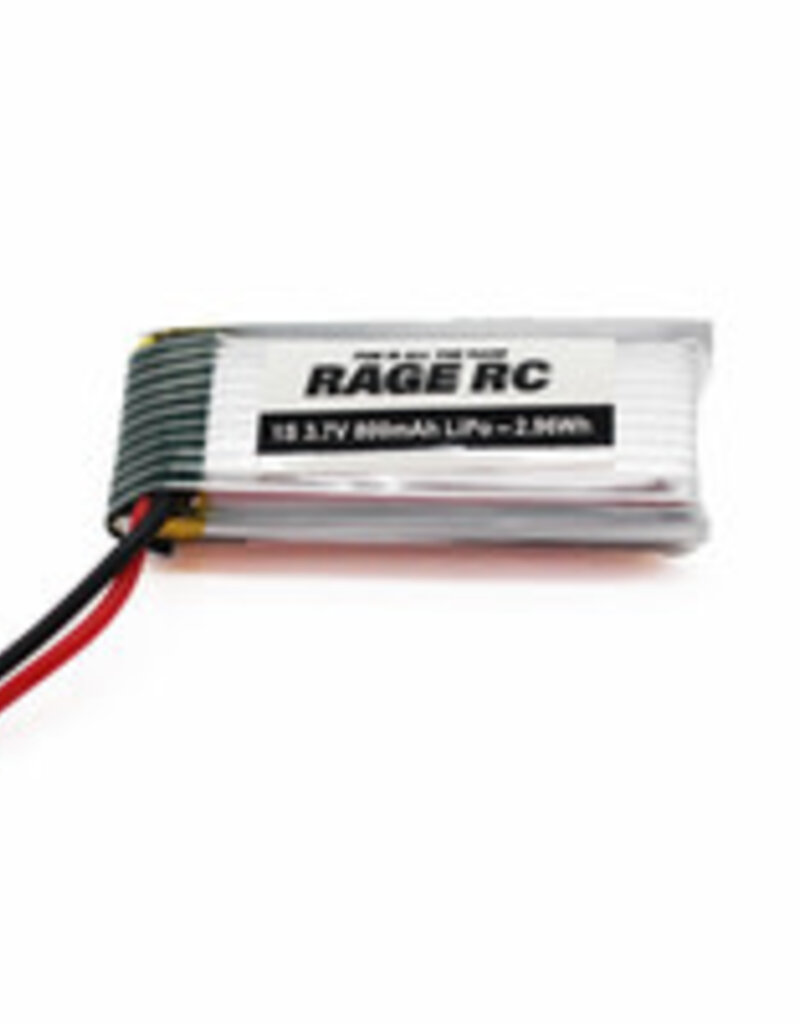 Rage R/C RGR3111	Rage R/C 1S 3.7V 800mAh LiPo Battery; Tribus