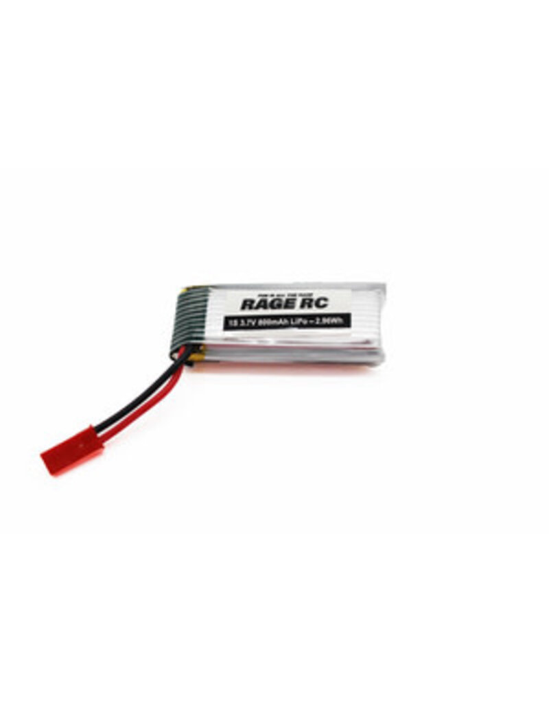 Rage R/C RGR3111	Rage R/C 1S 3.7V 800mAh LiPo Battery; Tribus