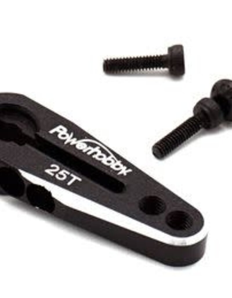 Power Hobby PHBPHS1429BLACK	Power Hobby 25T Aluminum Clamping Servo Horn Black