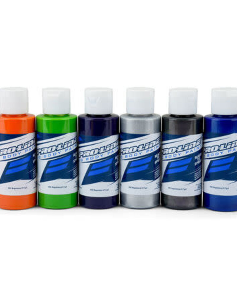 PRO632301	 RCPaintSecondaryColors-Org,Grn,Prp,Alm,Chrl,Prl Bl