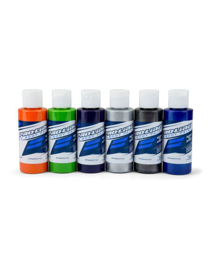 PRO632301	 RCPaintSecondaryColors-Org,Grn,Prp,Alm,Chrl,Prl Bl