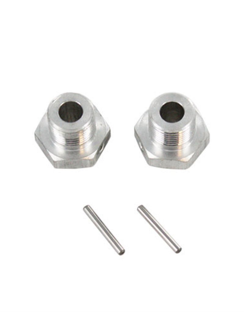 Redcat Racing BS809-007 Aluminum Wheel Hex w/ Pin (2pcs ea)(Silver)