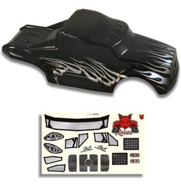 Redcat Racing 88035 1/10 Semi Truck Body Black and Silver