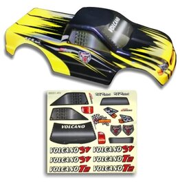 Redcat Racing 25188-3 1/10 Truck Body Black and Yellow