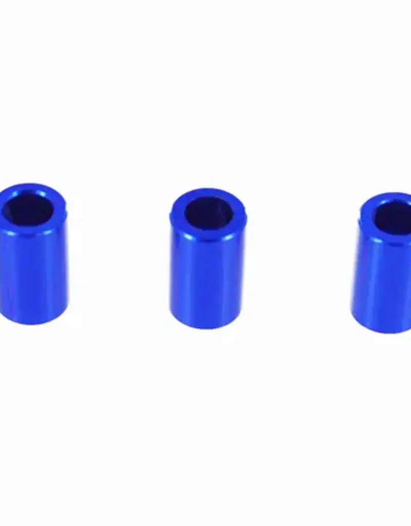 Redcat Racing 050116 Aluminum Gear Plate Spacer, Blue (3P)