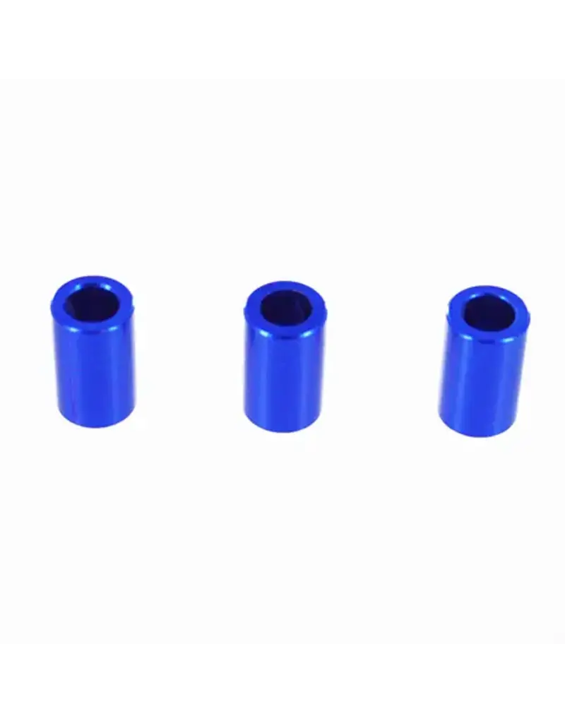 Redcat Racing 050116 Aluminum Gear Plate Spacer, Blue (3P)