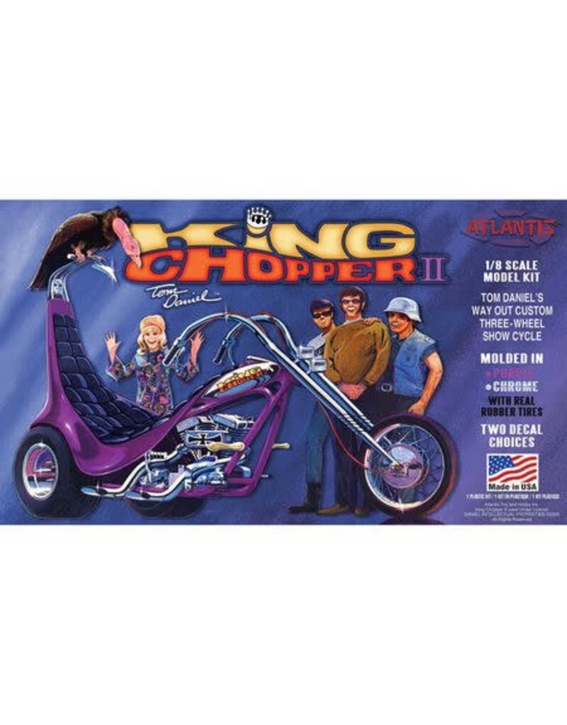 atlantis AANM224	 Tom Daniel King ChopperII 1/8 Plastic Model Trike