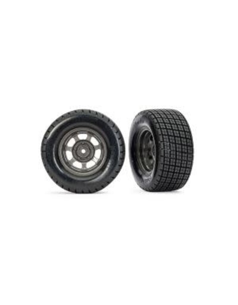 Traxxas 10473X Dirt Oval Gray Front Wheels