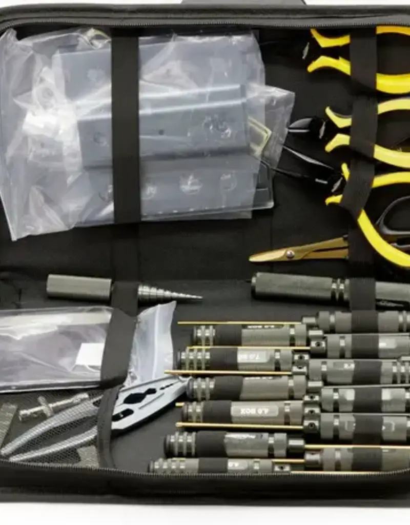 Power Hobby PHT013 RC Tool Set Screwdriver Pliers Wrench, Body Reamer Stand