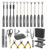 Power Hobby PHT013 RC Tool Set Screwdriver Pliers Wrench, Body Reamer Stand