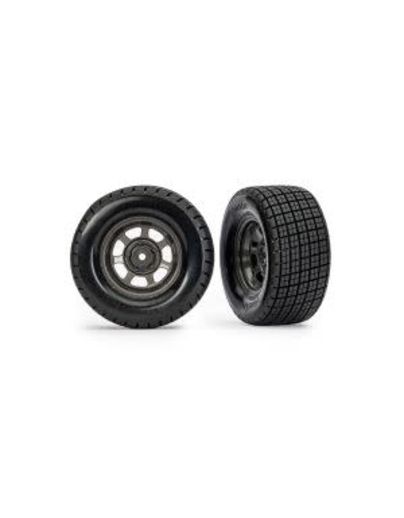 Traxxas 10474X Dirt Oval Gray Rear Wheels