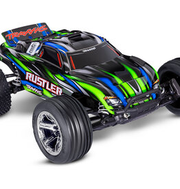 Traxxas 37354-4grn Rustler 2WD BL-2s HD