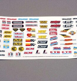 Traxxas 2514 Racing Sponsor Decal Sheet