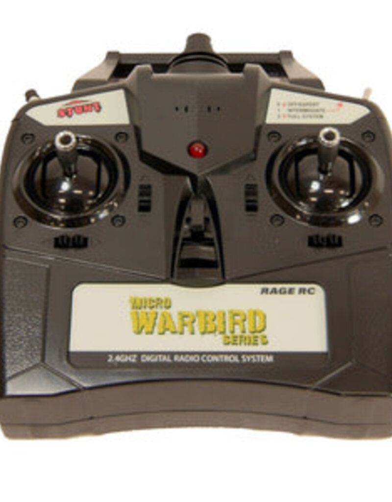 Rage R/C RGRA1317	Rage R/C 2.4GHz Transmitter; Micro Warbirds