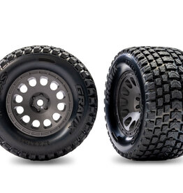 Traxxas 10775-GRAY Gray Rear Mini XRT Wheels