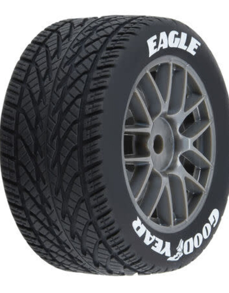 Proline PRO1028310	 Goodyear Eagle Rain Tire F/R MTD Grey for Losi NASCAR Race Car (4)