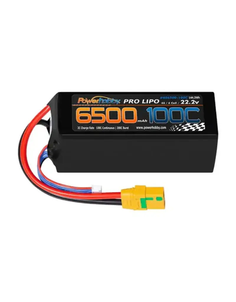 Power Hobby Power Hobby 6S 6500mAh 100C XT90 144.3WH PHB6S6500100XT90