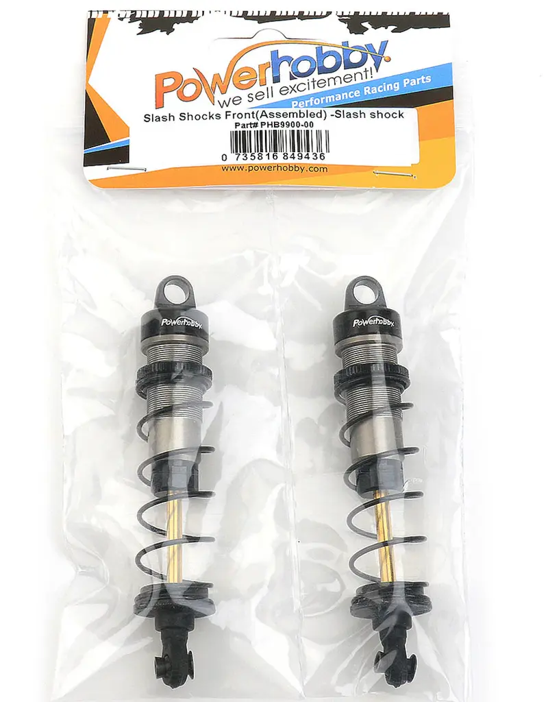 Power Hobby PHB9900-00 Powerhobby EXTREME Assembled FRONT Shocks 3.5mm Titanium Shaft FOR Traxxas 1/10